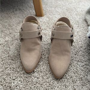 Dolce Vita Taupe Ankle Booties